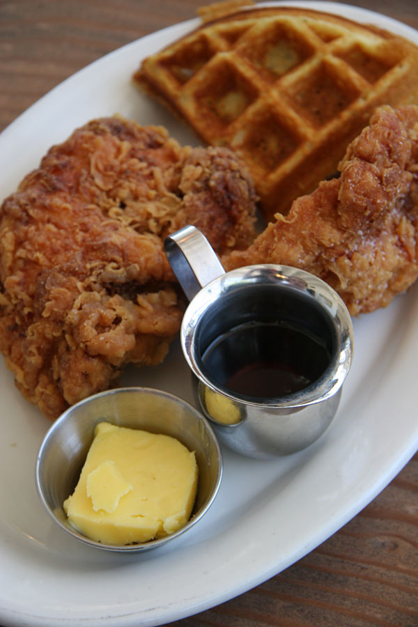 Fremont Diner Chicken and waffles in Sonoma, CA