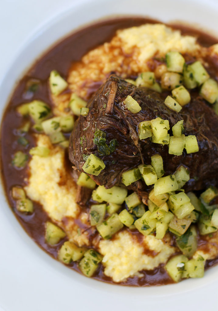 Short ribs with polenta at Kin Restaurant in Windsor. Heather Irwin/PD