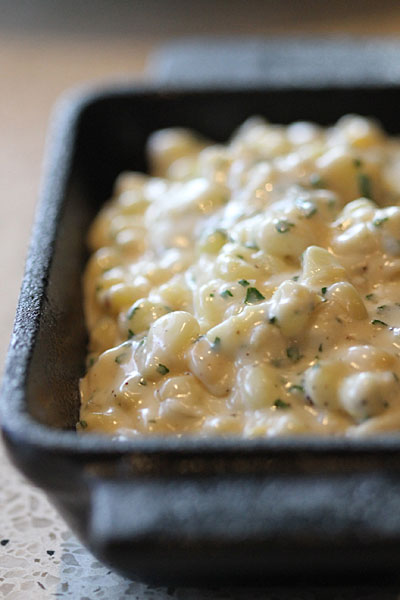 Creamed Corn at Sweet T's in Santa Rosa