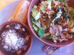 Thai Chop salad and french onion soup at Panera Bread