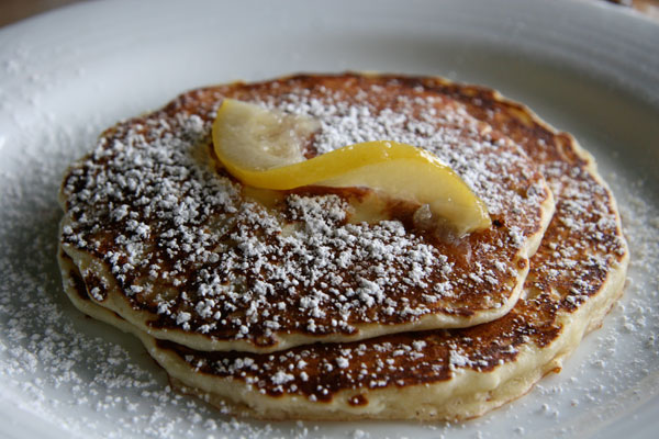 Sonoma's Big 3 Diner lemon pancakes