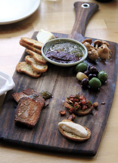 Daniel Kedan's Antipasti at Backyard in Forestville