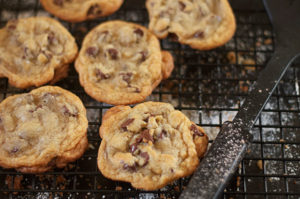 Salted Chocolate Chip Cookies ©heather irwin