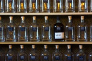 The Spirit Works distillery in Sebastopol specializes in a Sloe Gin, using a traditional English recipe. (photo by John Burgess)