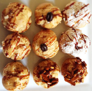 Cream puffs from Ca'Momi Enoteca in Napa. Photo: Heather Irwin/BiteClubeats