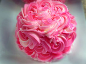 Rose cupcake at Sweet Cakes in Larkfield