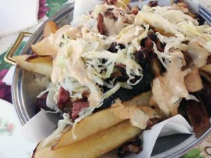 Meshugah fries at Goodman's Deli in Santa Rosa