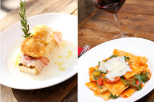 Dishes from Aventine Hollywood. The restaurant will soon open an outpost in Glen Ellen.