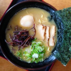 Pork Ramen at Shige Sushi in Cotati. photo heather irwin.