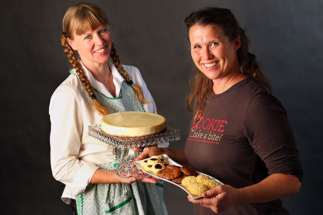Emily Nagan of Desserts by Emily and Tracy Mattson of Cookie...Take a Bite! were winners at the Harvest Fair food competition. (Photo: Christopher Chung)