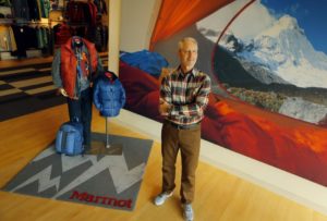 Mark Martin, president of Marmot Mountain Ltd., at the company's headquarters in Rohnert Park. (Photos by Conner Jay)