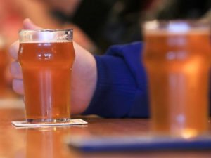 Pliny the Younger comes back to Russian River Brewing Company in downtown Santa Rosa on Feb. 6, 2015. (Kent Porter / Press Democrat)