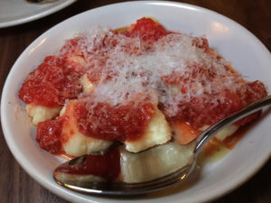 Ricotta Dumplings. Atlas Social Club Restaurant in Napa opened in January 2015