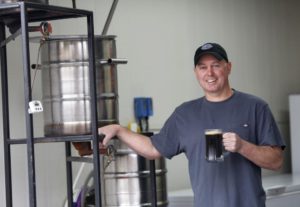 Home brewer Greg Rasmussen won the 2014 Samuel Adams Longshot American Homebrew Contest. (BETH SCHLANKER/ The Press Democrat)
