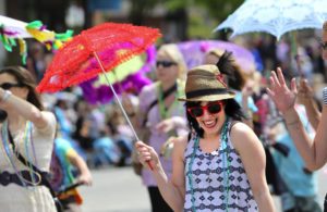 The Butter & Eggs parade in Petaluma is on April 25. (photo by John Burgess)