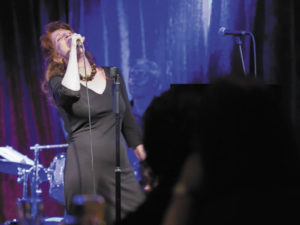 Pamela Rose performs with Wayne De La Cruz at The Big Easy bar and nightclub in Petaluma. (photo by Jeremy Portje)