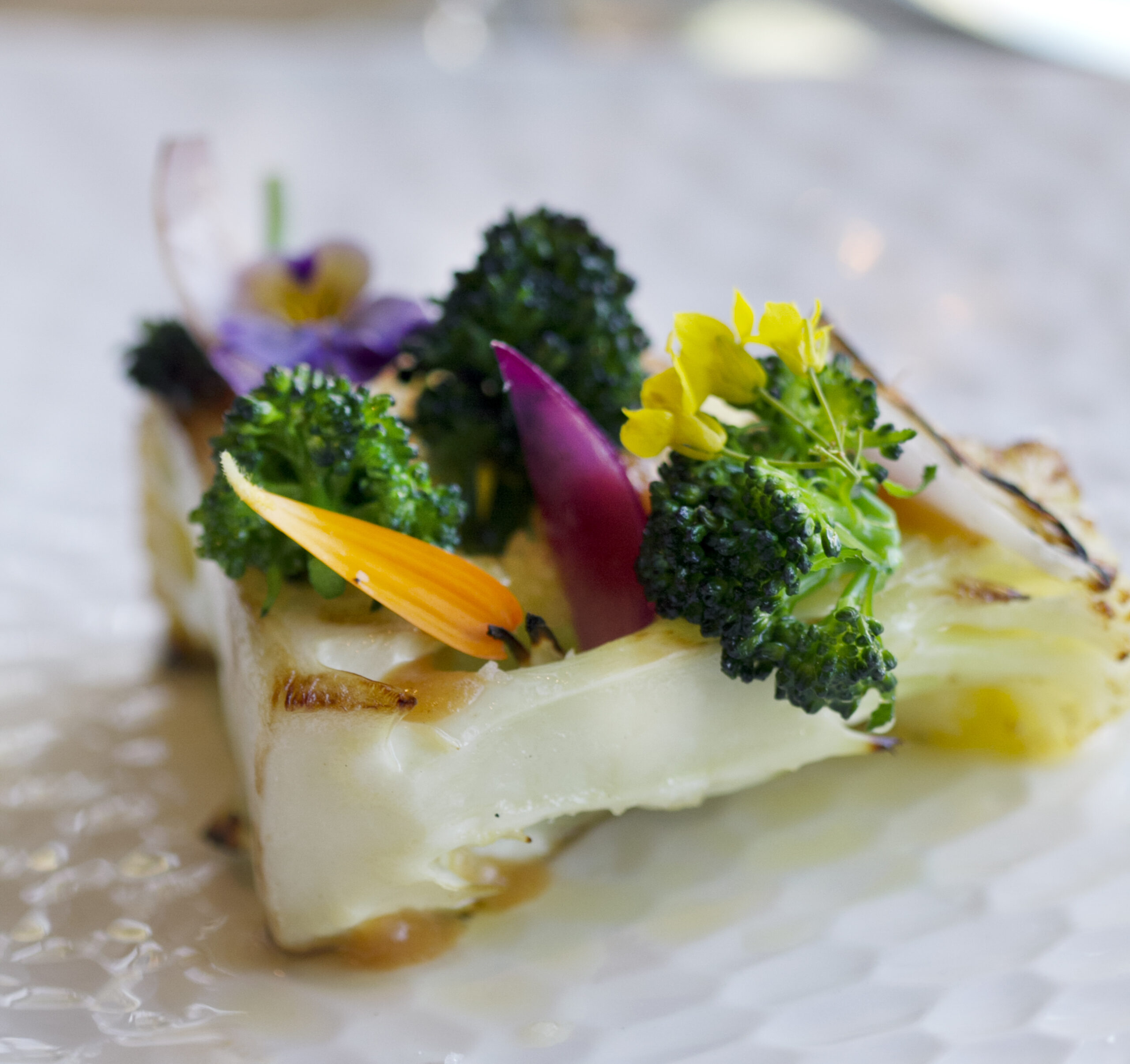 Cauliflower at Partake by K-J takes advantage of produce from the winery gardens.