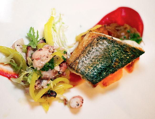 Fish at Valette in Healdsburg, CA