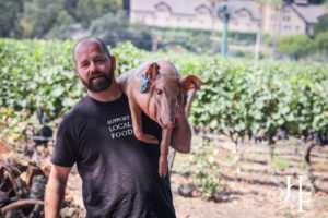 John Stewart of Zazu Restaurant + Farm at Heritage Fire Napa 2014. Photo courtesy of Cochon 555.