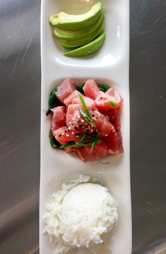 Ahi tuna poke from Santa Rosa Seafood Raw Bar and Grill. Photo: Heather Irwin