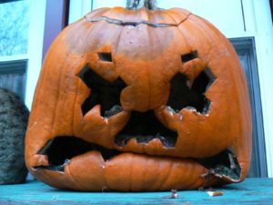 Don't be that guy. Recycle your pumpkin. (From My Crappy Neighbor