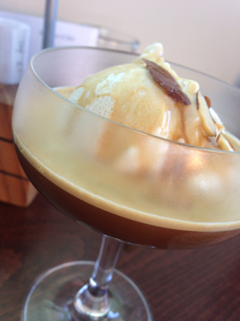 Affogado at Vignette Pizzeria in Sebastopol