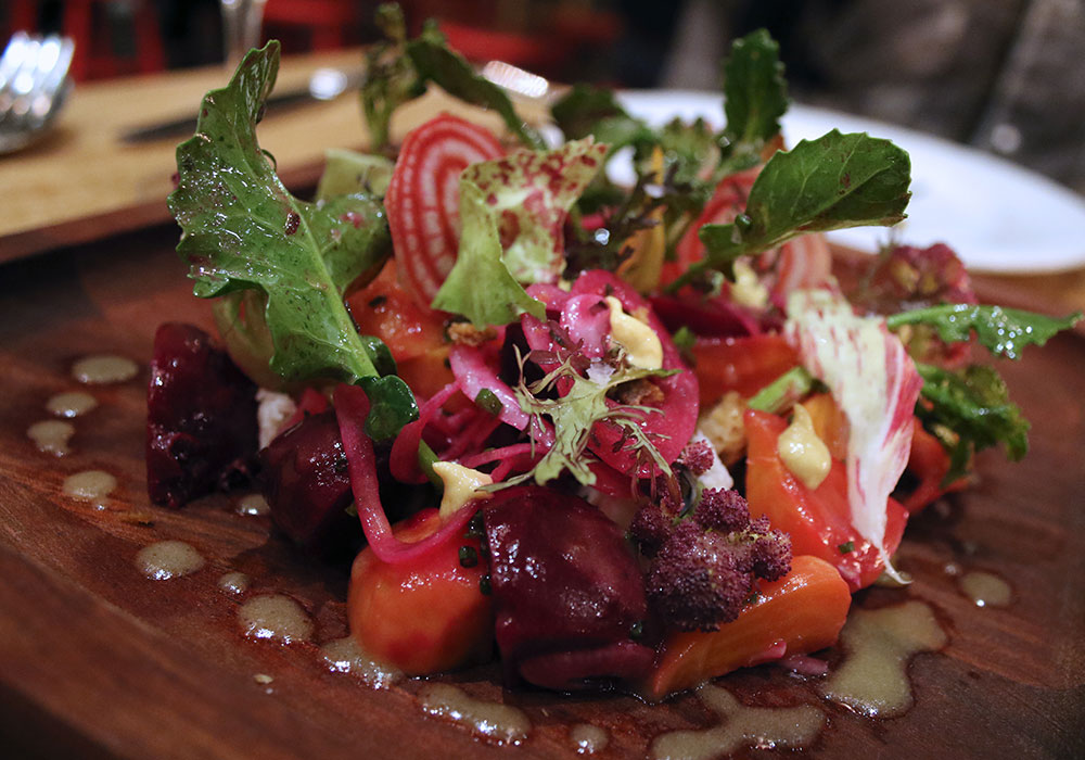 Wild Farro salad at SHED Cafe in Healdsburg, California. Photo: Heather Irwin.