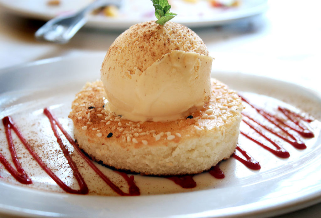Dessert from Guiso Latin Fusion in Healdsburg. (Heather Irwin/Sonoma Magazine)