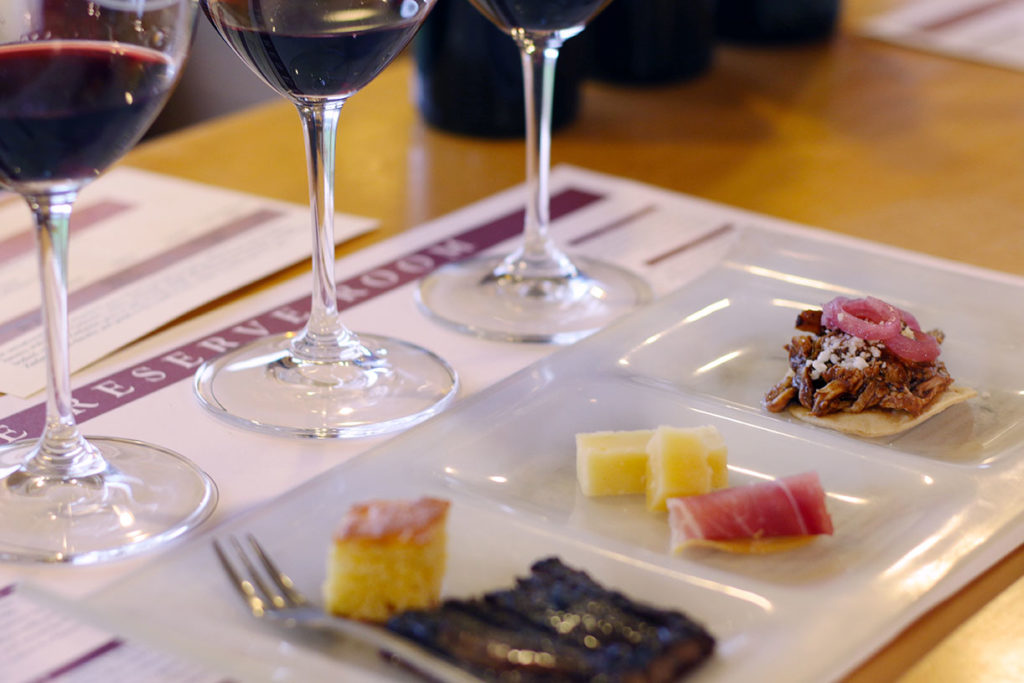 Mayo Family Winery Reserve Tasting Room features a 7-course wine pairing adventure perfect for Valentines. (Heather Irwin)