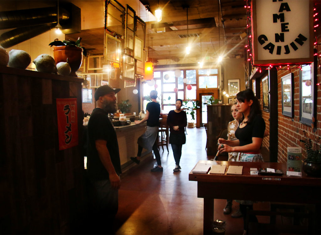 The re-opening of ramen Gaijin in Sebastopol after and expansion. (Heather Irwin)