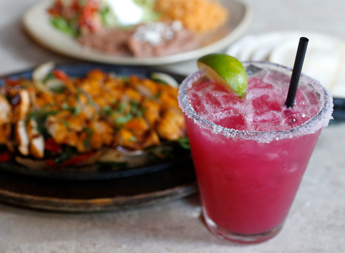 Prickly Pear margarita at La Rosa Tequileria in Santa Rosa (Beth Schlanker)