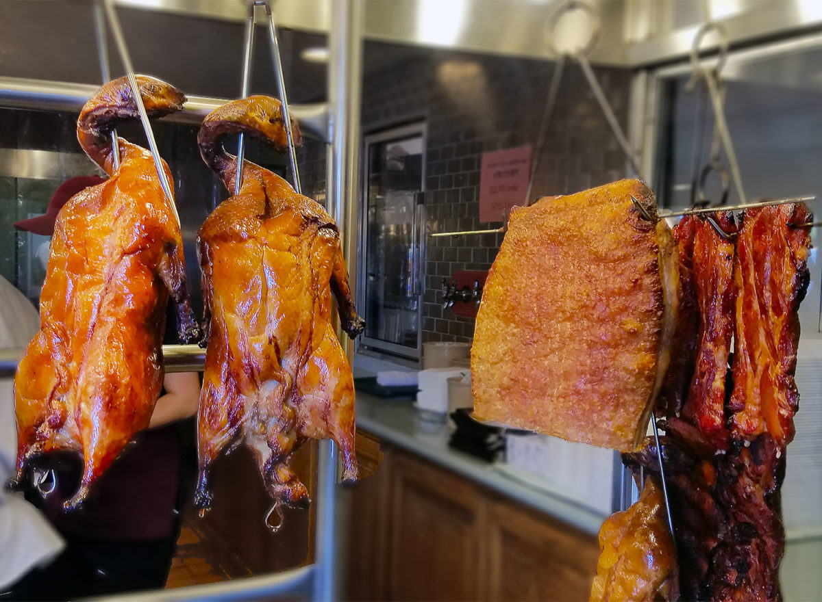 Fantasy Restaurant Hong Kong Style BBQ in Petaluma features huge cuts of roast pork, duck, spare ribs and more. Heather Irwin/PD