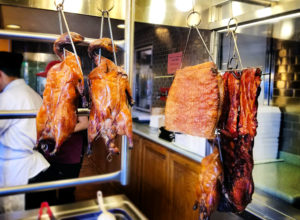 Fantasy Restaurant Hong Kong Style BBQ in Petaluma features huge cuts of roast pork, duck, spare ribs and more. Heather Irwin/PD