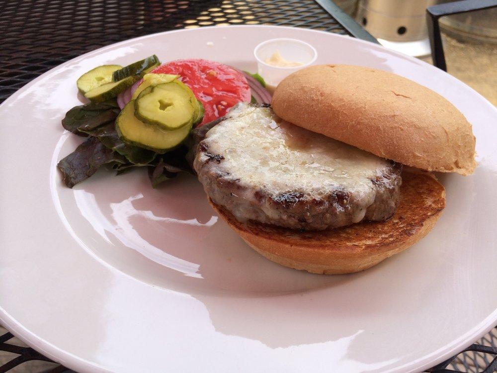 A photo of the burger at HBG from Yelper PepperT.