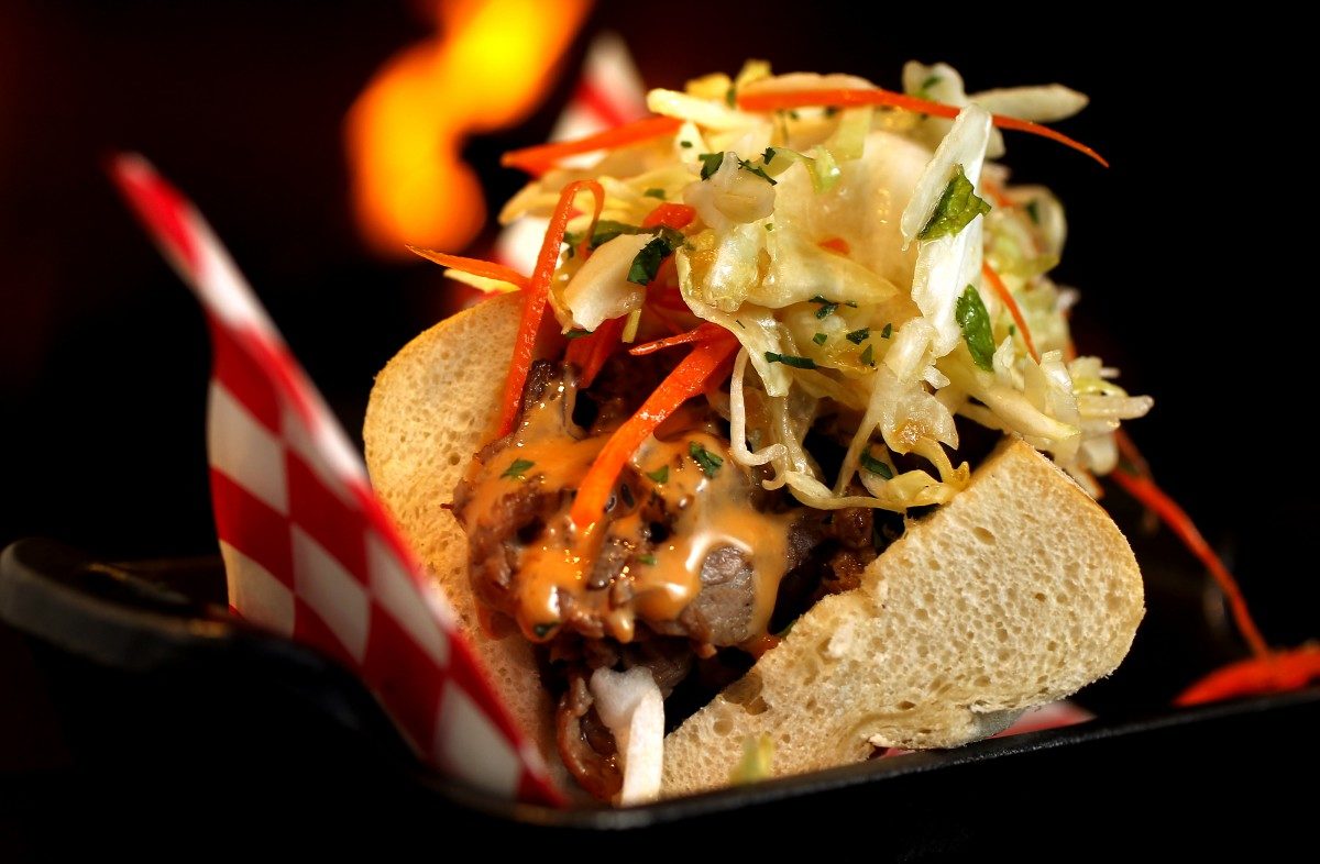 Banh mi at Stark's Steak and Seafood in Santa Rosa. (John Burgess/The Press Democrat)