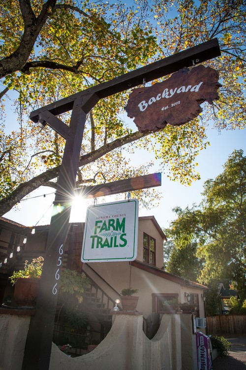 Backyard restaurant in Forestville. (Courtesy photo)