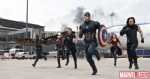 Team Cap makes their move in Marvel's "Captain America: Civil War." (Photo Courtesy marvel.com)