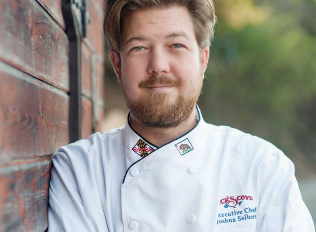 Chef Joshua Seibert of Nick's Cove