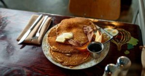 This weekend, you can have pancakes and support a good cause at Windsor High Boosters and Windsor VFW fundraising Pancake Breakfast. (The pancakes in the picture are served at Wishbone in Petaluma)