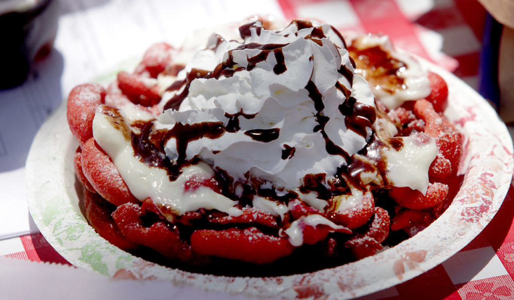 Funnel Cake at the Sonoma County Fair, Wednesday July 15, 2012 (Kent Porter / Press Democrat) 2012