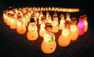 Lighting of the Snowmen Holiday Festival at Cornerstone Sonoma, December 3.
