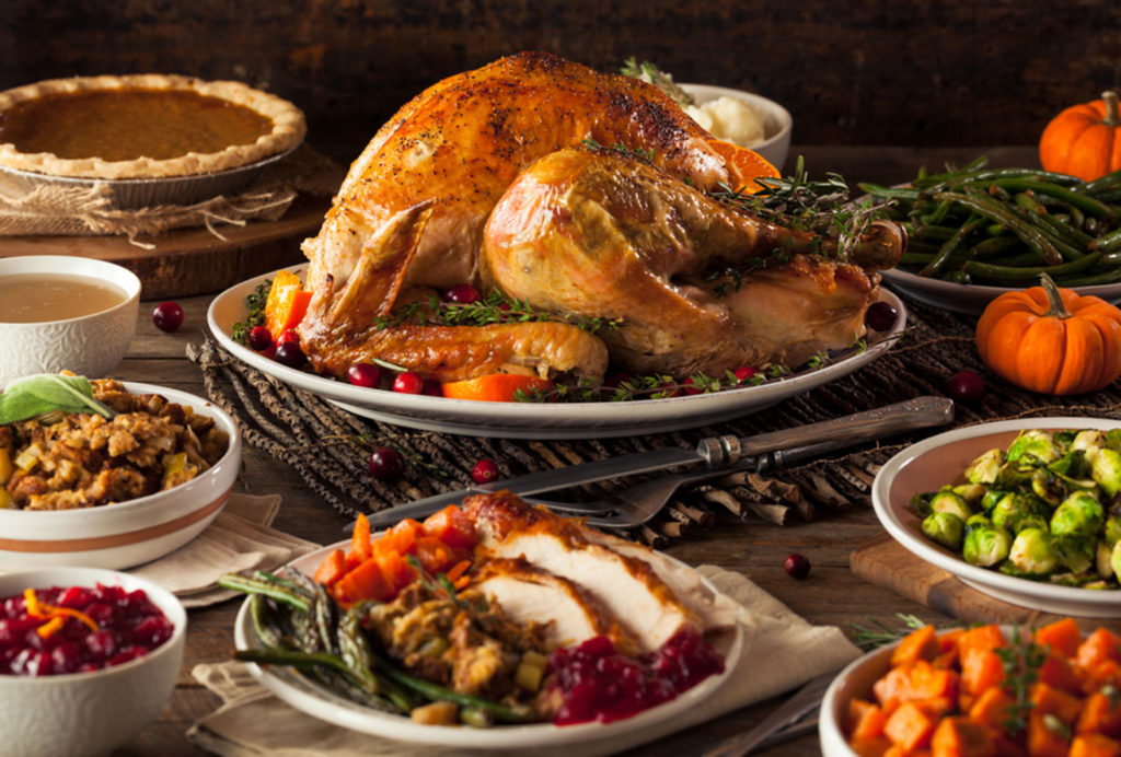 Thanksgiving turkey dinner
