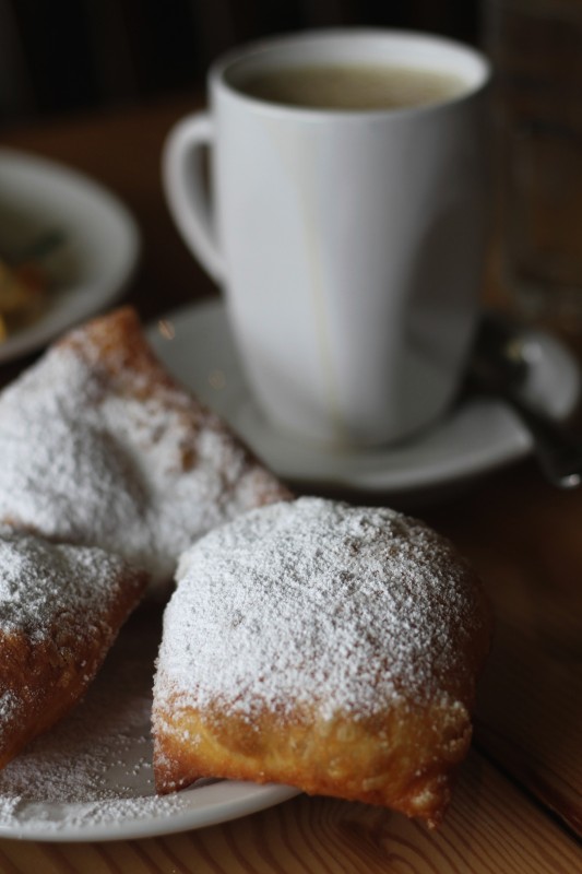 Beignets from The Parish Cafe in Healdsburg. A New Orleans tradition perfected by chef/owner Robb Lippincott over years. Perfectly fried dough dusted with powdered sugar and served steaming. 60 Mill St, Healdsburg, CA, 707-431-8474 theparishcafe.com (Photo: Heather Irwin) 