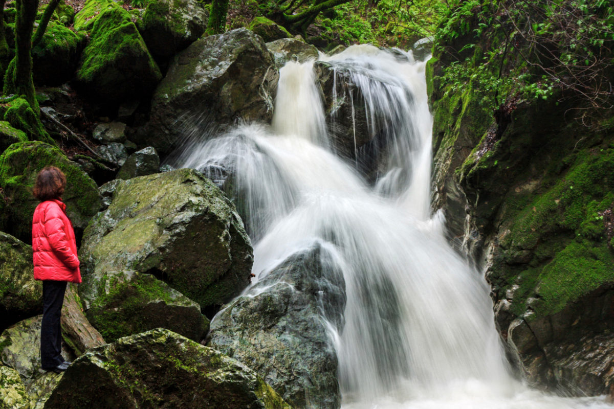 Waterfall story Sonoma Falls in Sugarloaf Ridge State Park