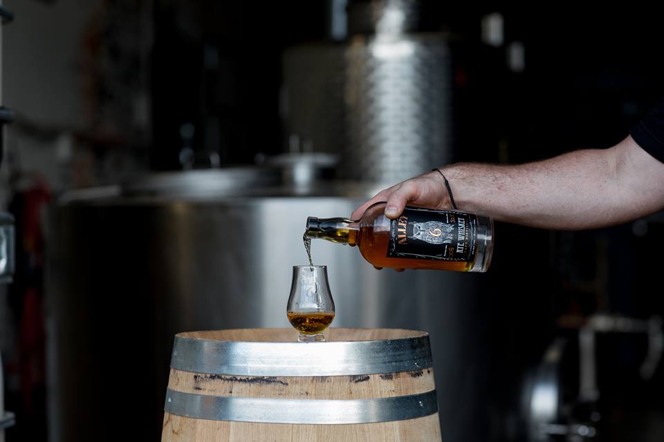 Distilled spirits at Alley 6. Photo courtesy of Alley 6 Facebook page.