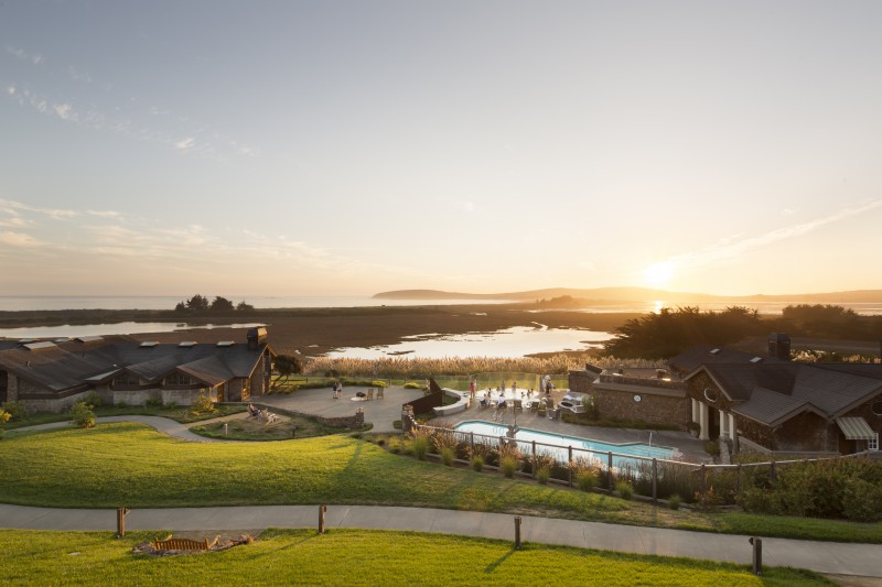 Watch the sunset from your patio - or by the pool - at Bodega Bay Lodge (Photo: Paul Dyer)