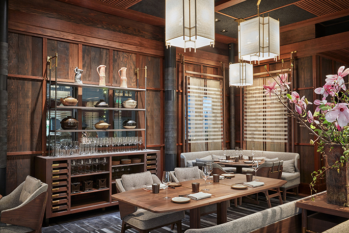 Inside Single Thread Restaurant in Healdsburg. Courtesy of AvroKO.