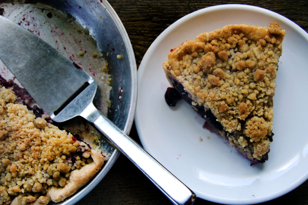 Cherry pie at Hazel restaurant in Occidental. (Heather Irwin/The Press Democrat)
