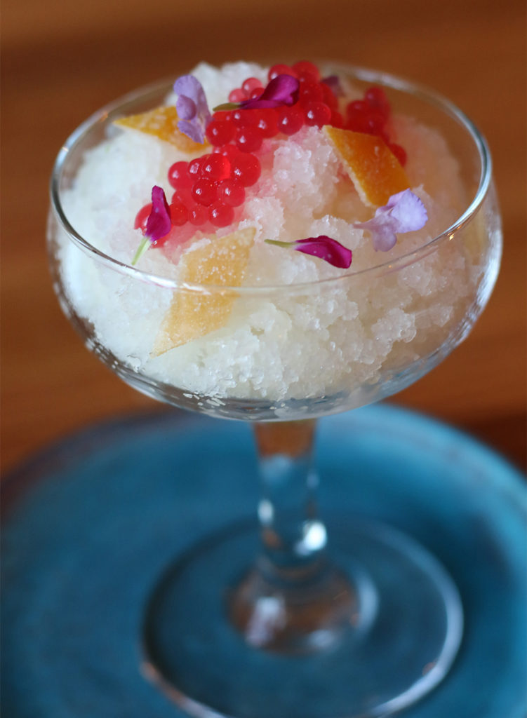 Granita at County Bench in Santa Rosa. Heather Irwin/Sonoma Magazine.