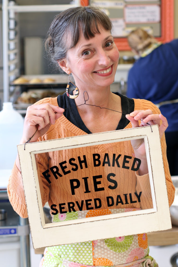 Whole Pies owner Trishia Davis at her Santa Rosa shop. Heather Irwin/PD